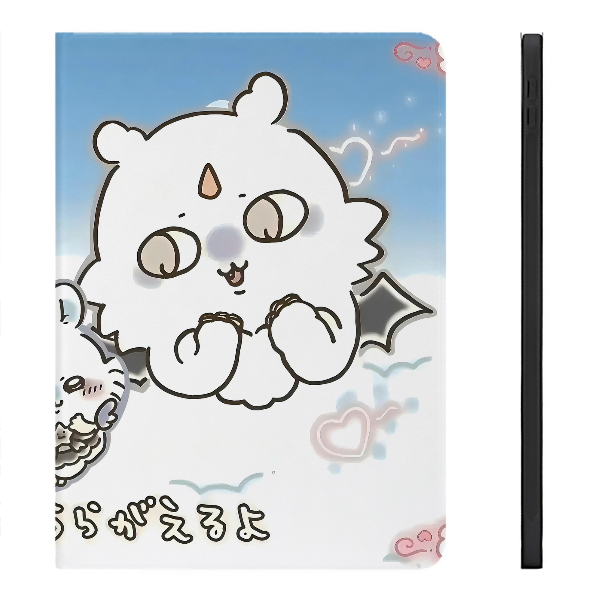 （画像用） ちいかわ Chii-kawa IPadケース ペンホルダー付き ブックスタイルデザイン
